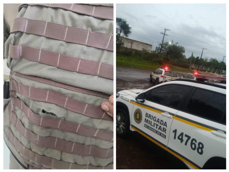 FORAGIDO DO SISTEMA CARCERÁRIO É PRESO PELA BRIGADA MILITAR. O INDIVÍDUO APRESENTOU RESISTÊNCIA À PRISÃO E TAMBÉM COMETEU AGRESSÃO A UM POLICIAL