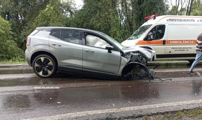 Mãe e filho morrem na BR-158 em Panambi.