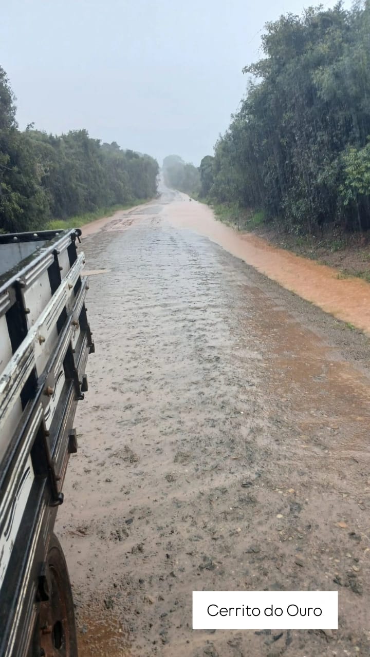 Secretaria de Infraestrutura realiza vistorias no interior após chuvas intensas