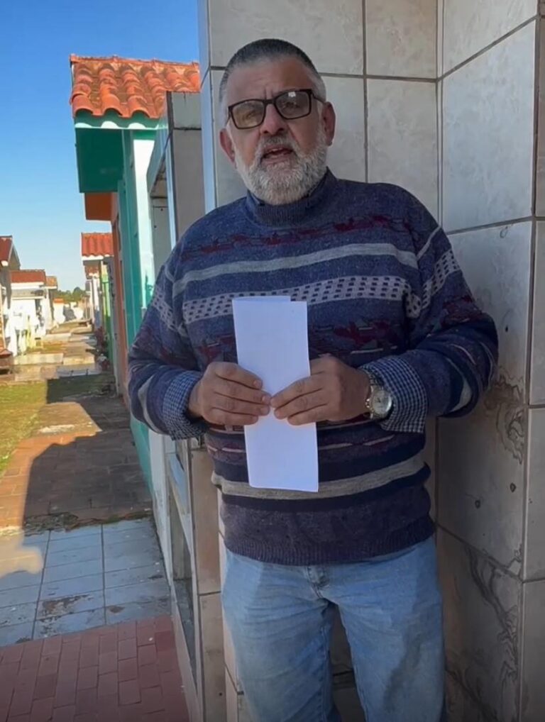 Vereador Clécio Pigatto faz doação de sistema de alarme com monitoramento 24 horas para o Cemitério Municipal de São Sepé.