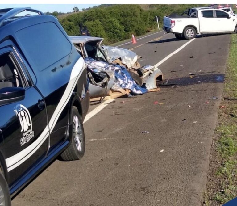 Acidente na BR 287 em São Pedro do Sul