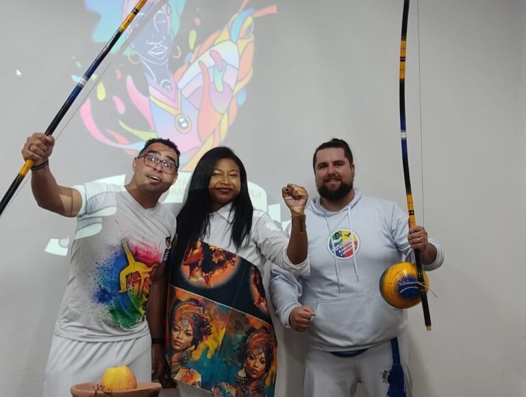 Grupo de Capoeira de São Sepé participa da Festa da Resistência de Tereza de Benguela