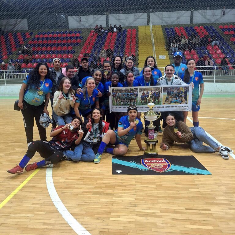 Arsenal é Campeão do Campeonato Feminino 2025 — Taça Ketlen Tavares Pilar.
