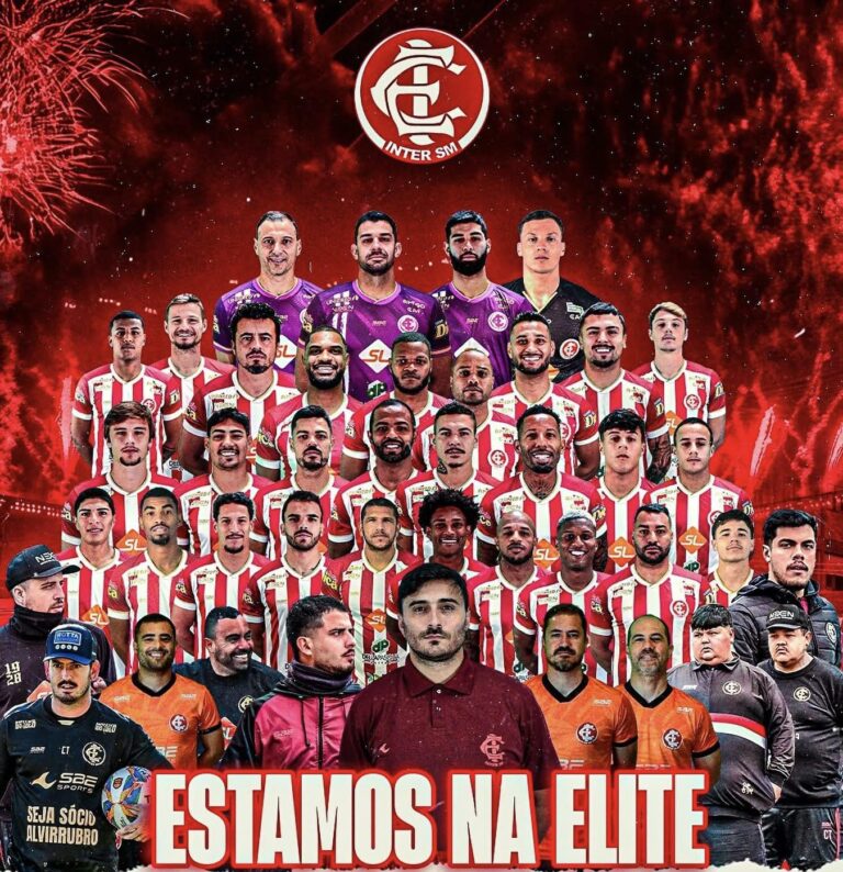 O INTER SM ESTÁ DE VOLTA À ELITE DO FUTEBOL GAÚCHO