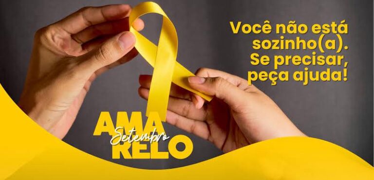 Secretaria de Saúde desenvolve programação em alusão ao Setembro Amarelo