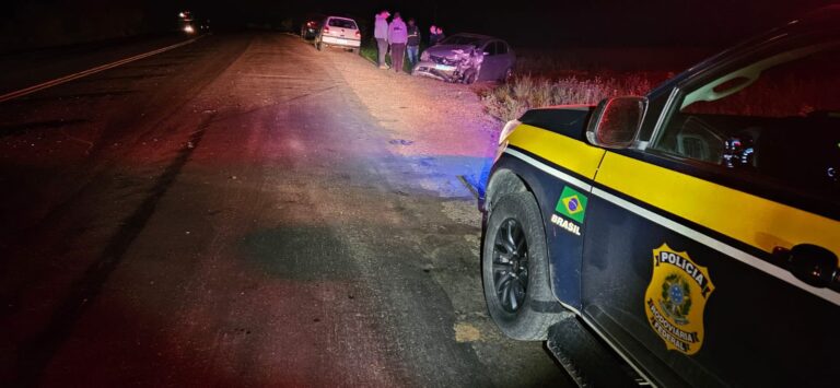 Colisão frontal deixa um ferido leve na BR-290 em São Sepé