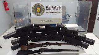 ROCAM apreende mais de 21 kg de drogas e armas durante Operação Fronteiras/Divisa Seguras em São Gabriel