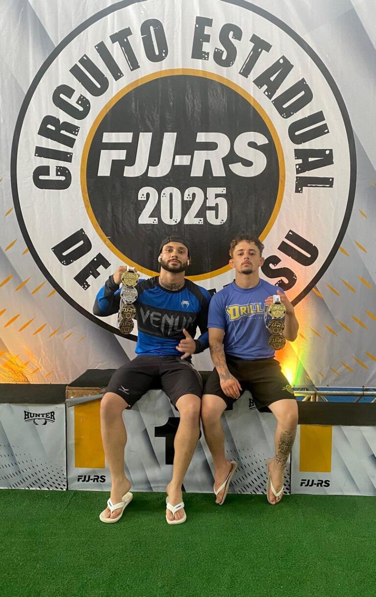 Atletas sepeenses se destacam no Circuito Estadual de Jiu-Jitsu em Porto Alegre.