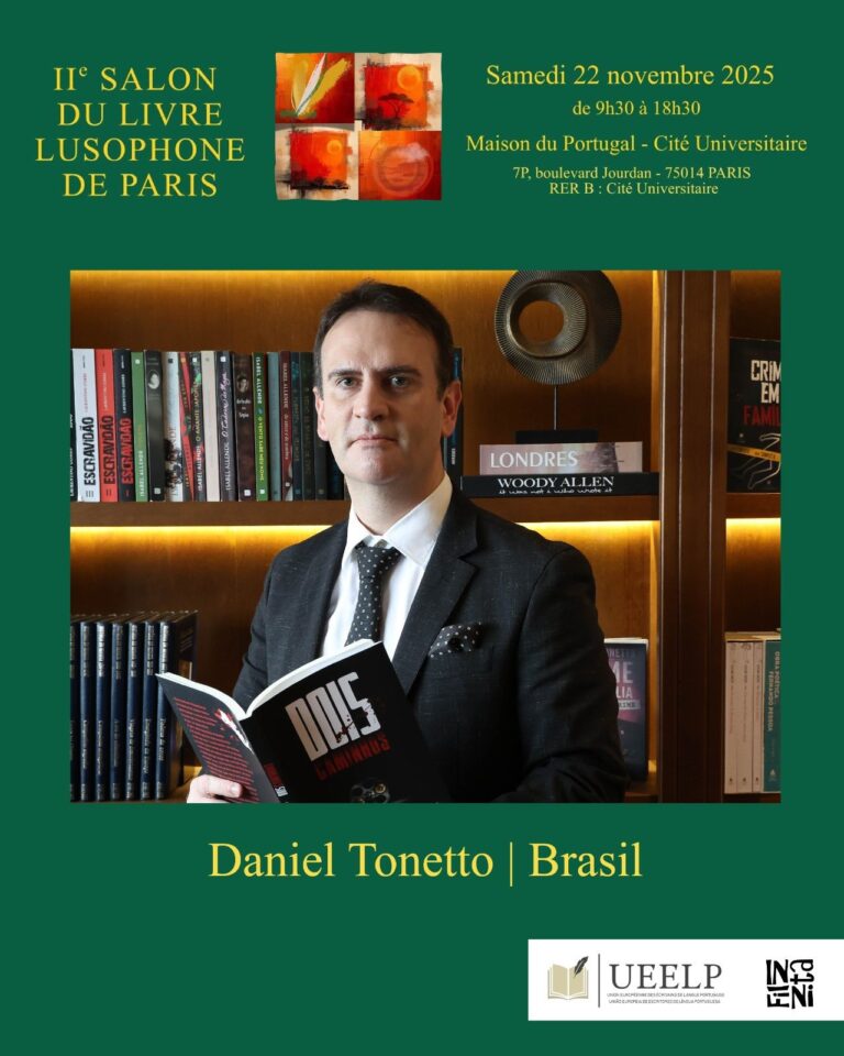 Escritor sepeense Daniel Tonetto lançará o livro “A Cor que nos Separa” em evento internacional em Paris.