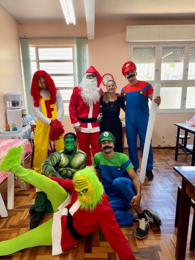 Ação de Natal na Casa de Passagem