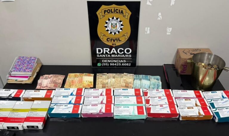 POLÍCIA CIVIL PRENDE HOMEM POR TRÁFICO DE DROGAS EM SANTA MARIA