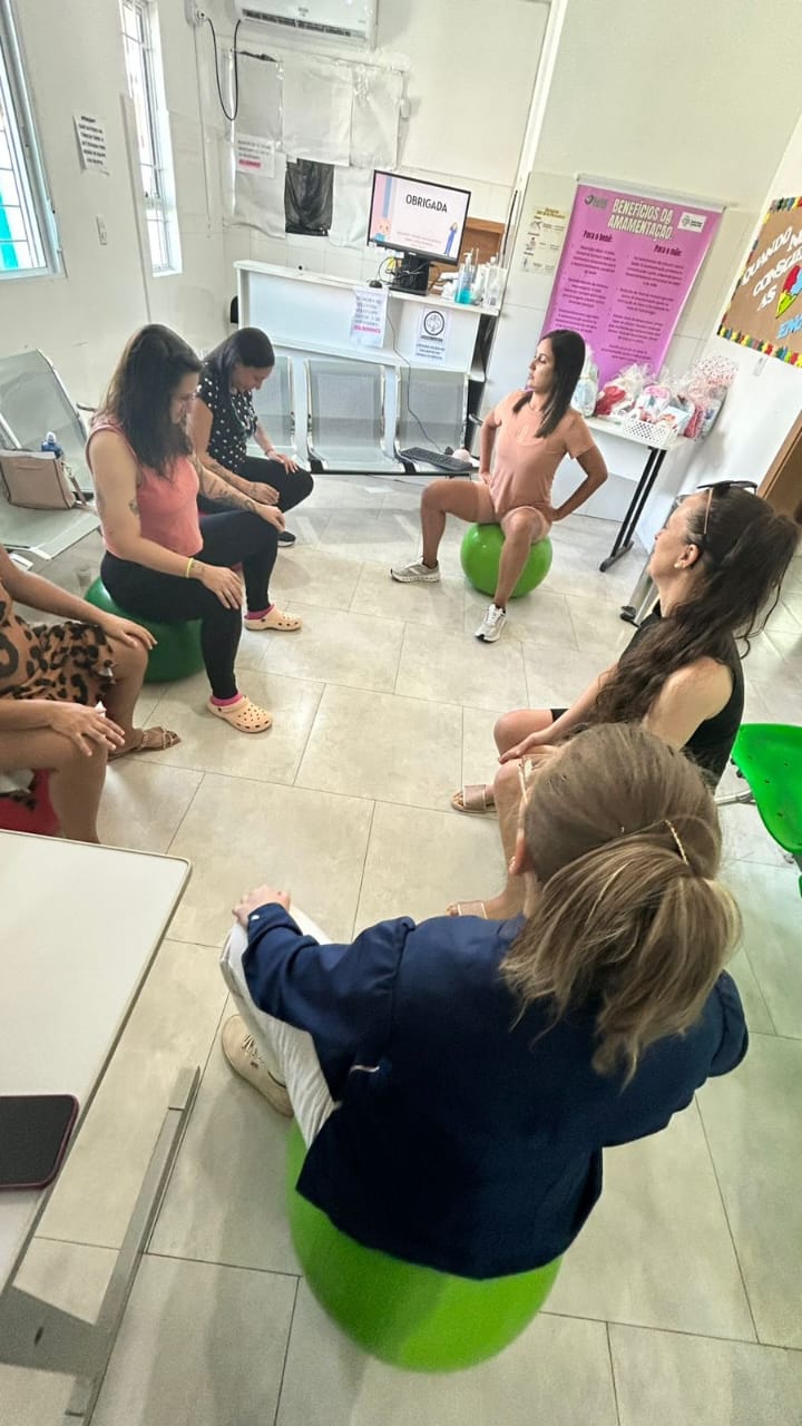 ESF XV de Novembro promove encontro voltado ao bem-estar de gestantes