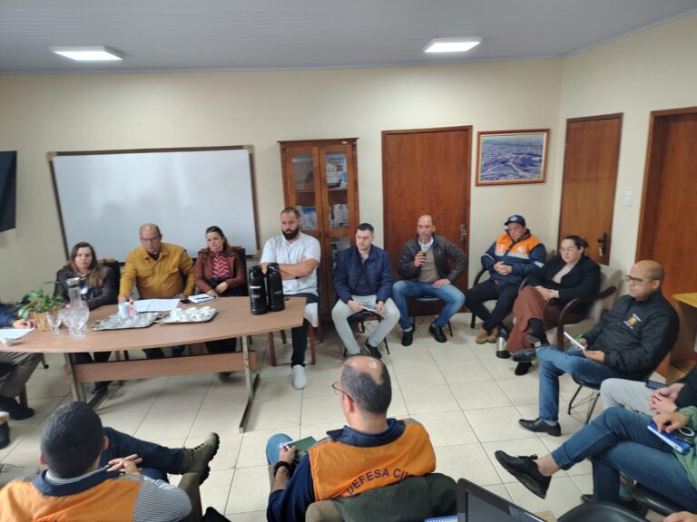 Município alinha ações do Plano de Contingência em reunião com Defesa Civil Estadual