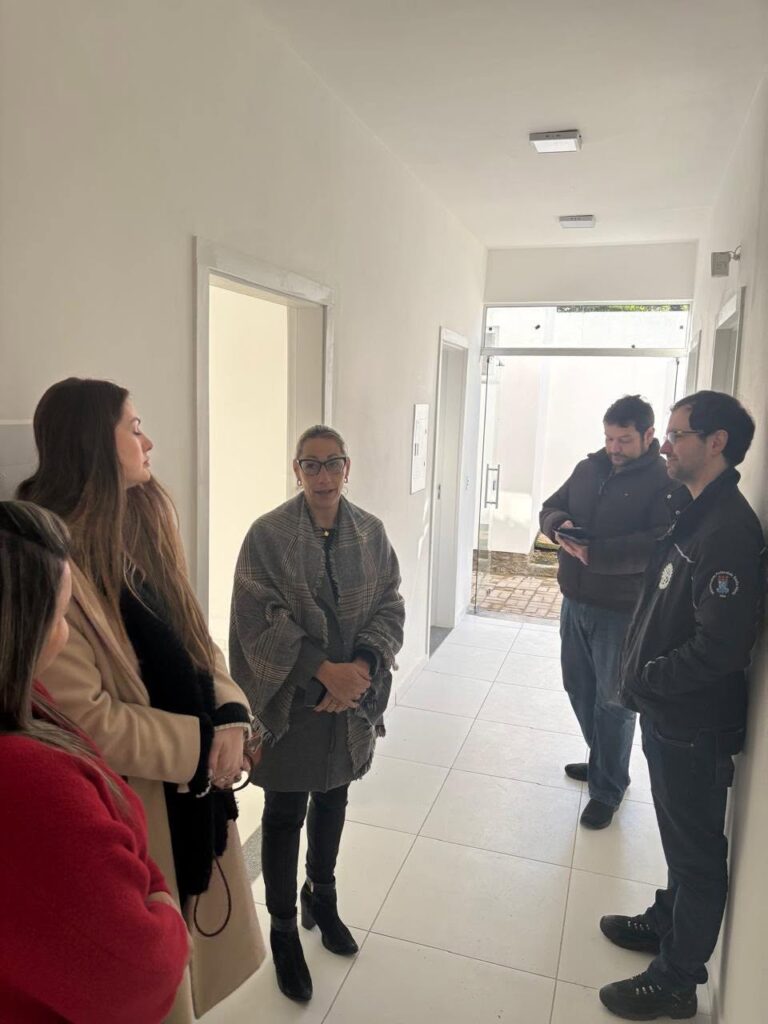 Secretaria de Saúde e Setor de Engenharia acompanham andamento das obras na ESF XV de Novembro