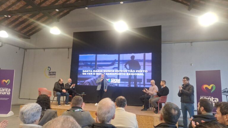 São Sepé acompanha reunião ampliada sobre o novo Aeroporto Regional de Santa Maria