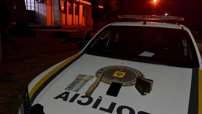 Suspeito é preso em flagrante após furto com arrombamento em residência no bairro Vitória, em São Sepé