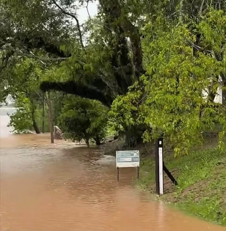 Rio Jacuí se aproxima dos 7 metros em Dona Francisca. No Porto Agudo já passa de 8 metros. O rio segue monitorado pelas autoridades