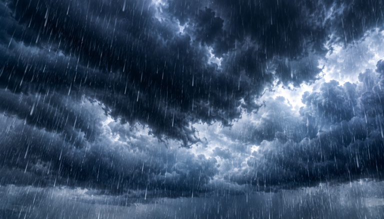 Alerta para chuva volumosa: previsão indica até 200 mm a partir desta quinta